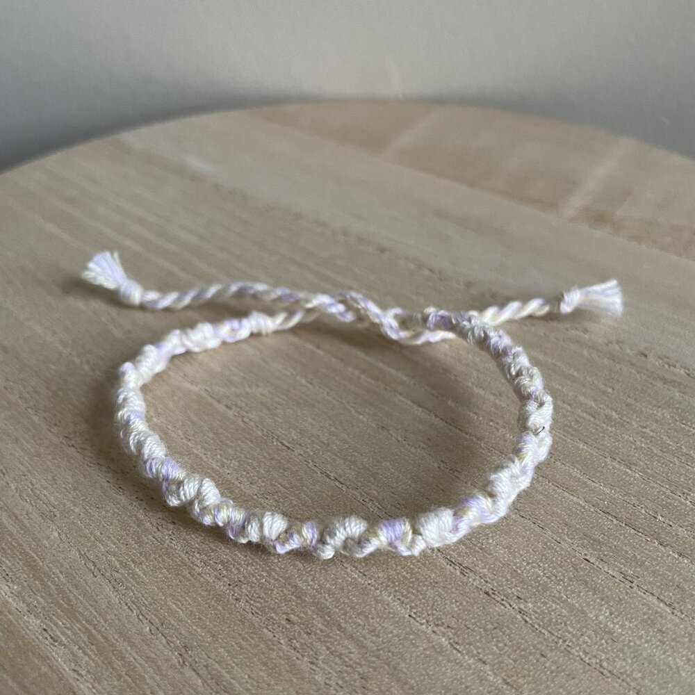 Nori Bracelet, anklet, trendy, comfortable, tie, embroidery thread, woven, gift,